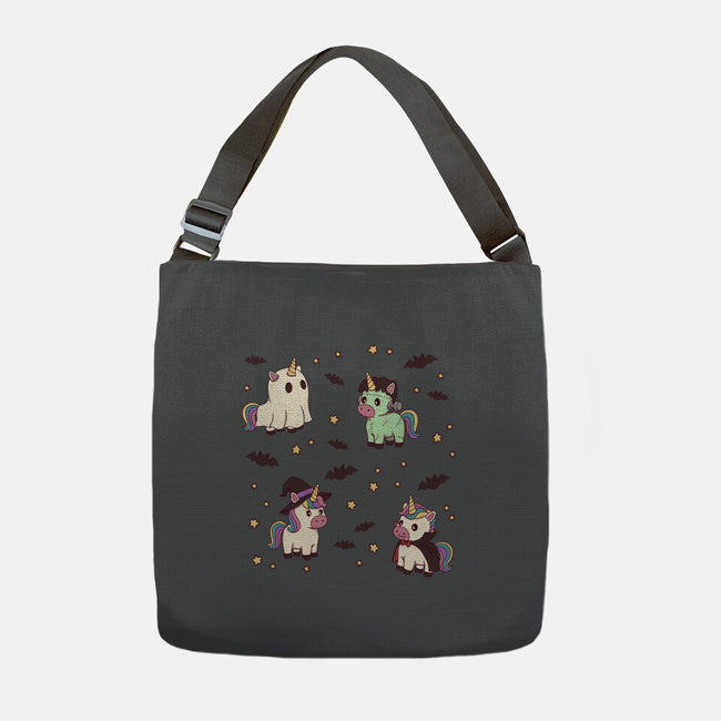 Halloween Unicorn Party-None-Adjustable Tote-Bag-Loobs