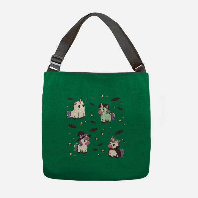 Halloween Unicorn Party-None-Adjustable Tote-Bag-Loobs