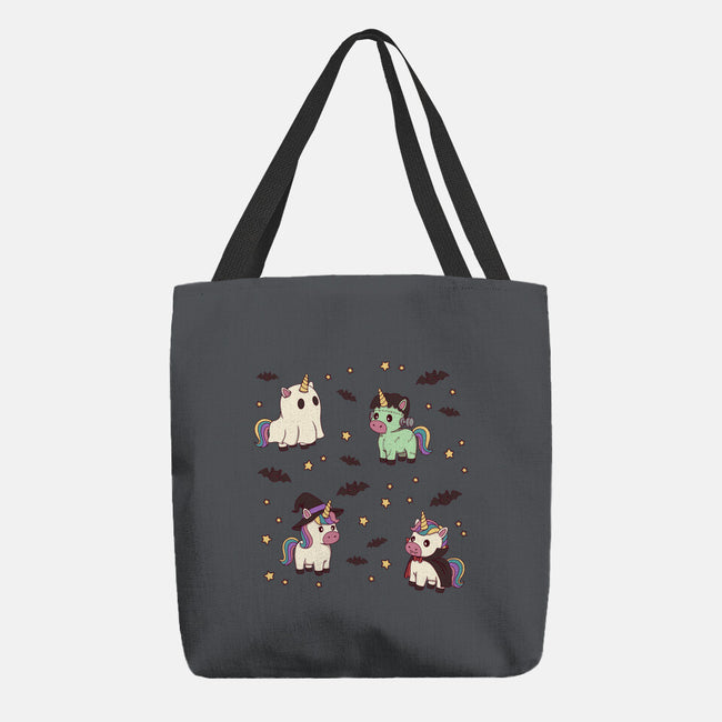 Halloween Unicorn Party-None-Basic Tote-Bag-Loobs