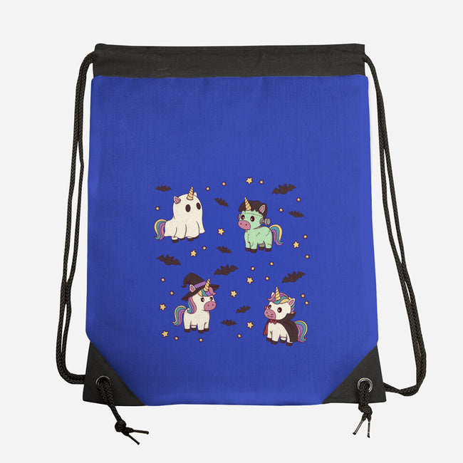 Halloween Unicorn Party-None-Drawstring-Bag-Loobs