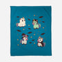 Halloween Unicorn Party-None-Fleece-Blanket-Loobs
