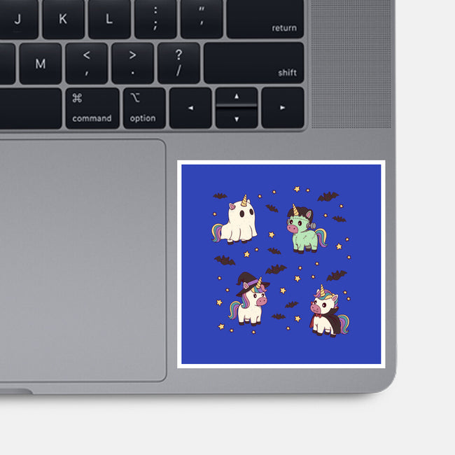 Halloween Unicorn Party-None-Glossy-Sticker-Loobs