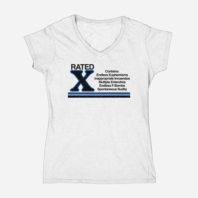You’ve Been Warned-Womens-V-Neck-Tee-SeamusAran