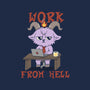 Work From Hell-Womens-Fitted-Tee-Loobs