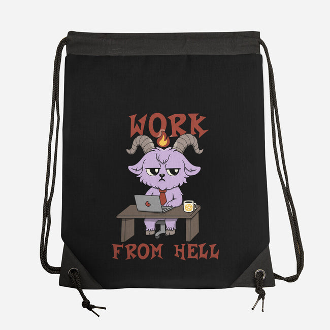 Work From Hell-None-Drawstring-Bag-Loobs