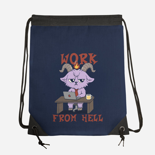 Work From Hell-None-Drawstring-Bag-Loobs