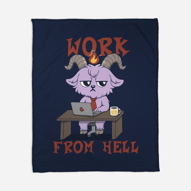 Work From Hell-None-Fleece-Blanket-Loobs