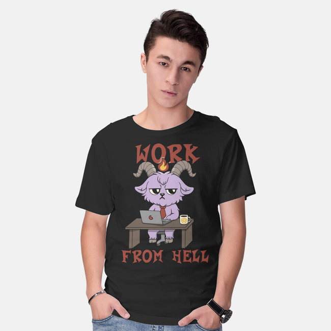Work From Hell-Mens-Basic-Tee-Loobs
