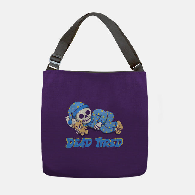 Dead Tired-None-Adjustable Tote-Bag-Loobs