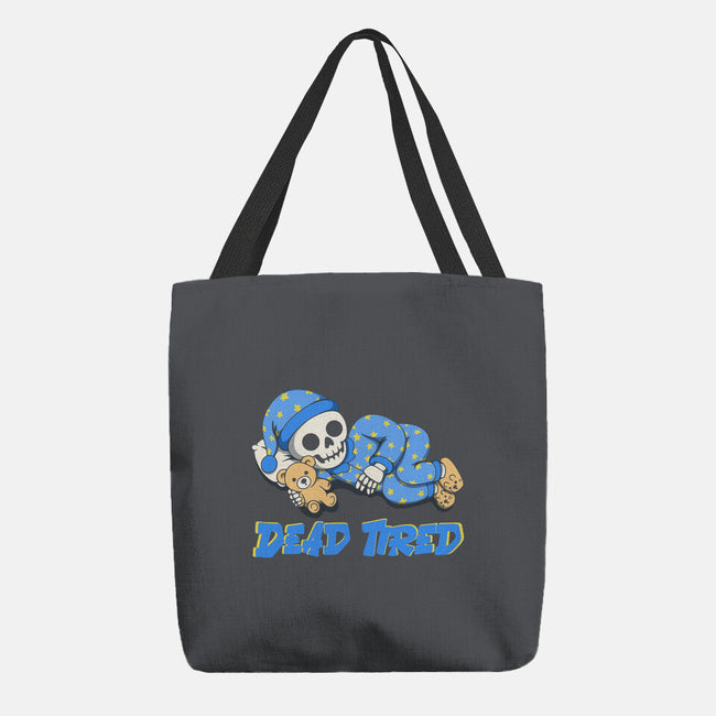 Dead Tired-None-Basic Tote-Bag-Loobs