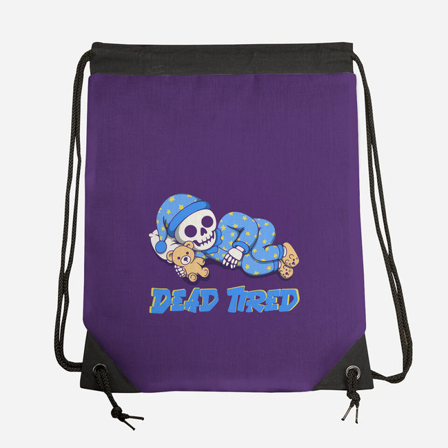 Dead Tired-None-Drawstring-Bag-Loobs