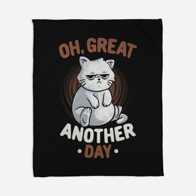 Oh Great Another Day-None-Fleece-Blanket-eduely
