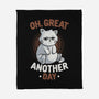 Oh Great Another Day-None-Fleece-Blanket-eduely