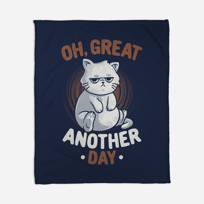 Oh Great Another Day-None-Fleece-Blanket-eduely