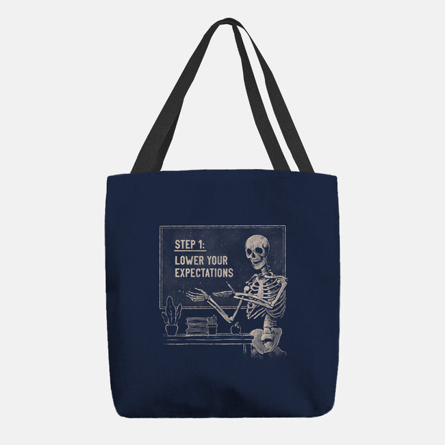 Lower Your Expectations-None-Basic Tote-Bag-eduely