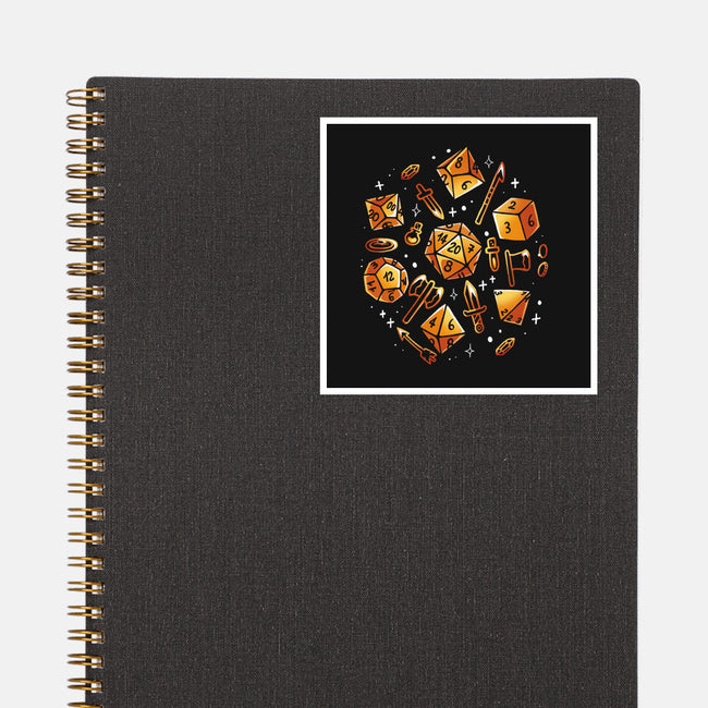 Dice Role Game-None-Glossy-Sticker-Vallina84