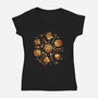 Dice Role Game-Womens-V-Neck-Tee-Vallina84