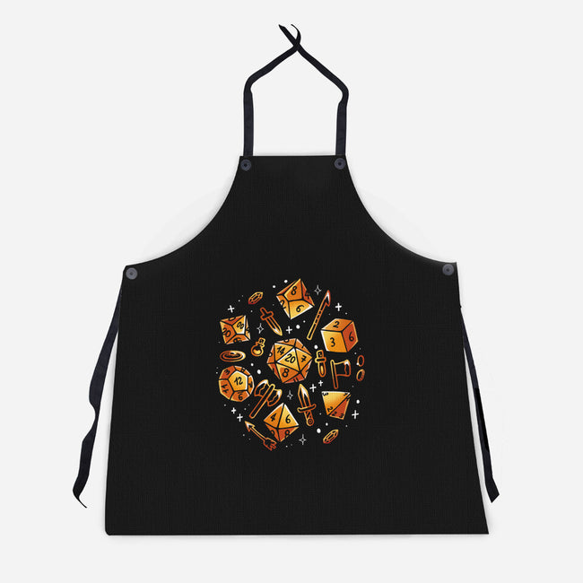 Dice Role Game-Unisex-Kitchen-Apron-Vallina84