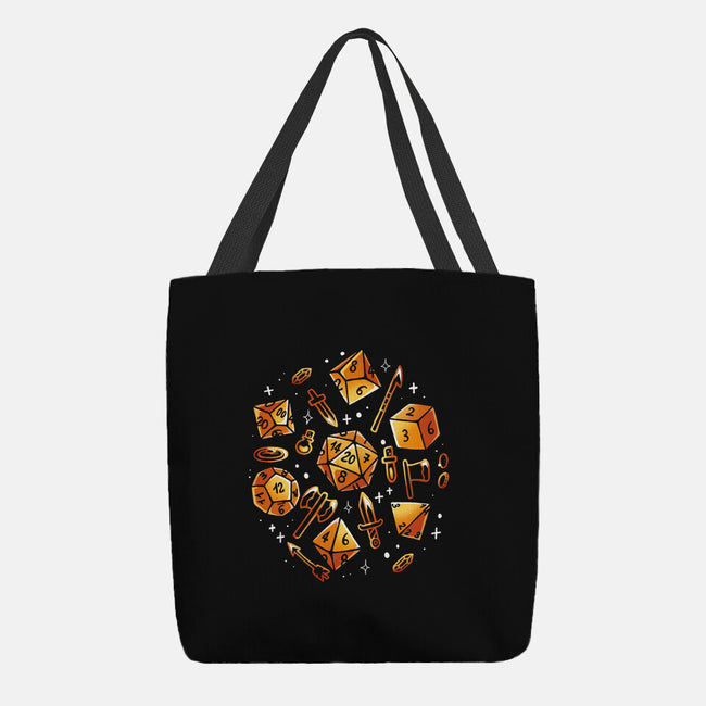 Dice Role Game-None-Basic Tote-Bag-Vallina84