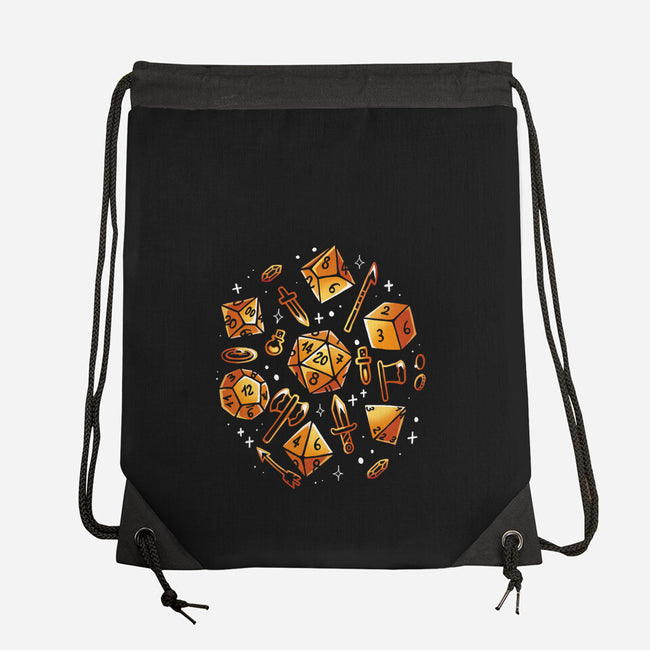Dice Role Game-None-Drawstring-Bag-Vallina84