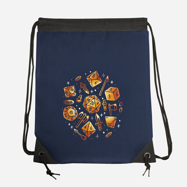 Dice Role Game-None-Drawstring-Bag-Vallina84