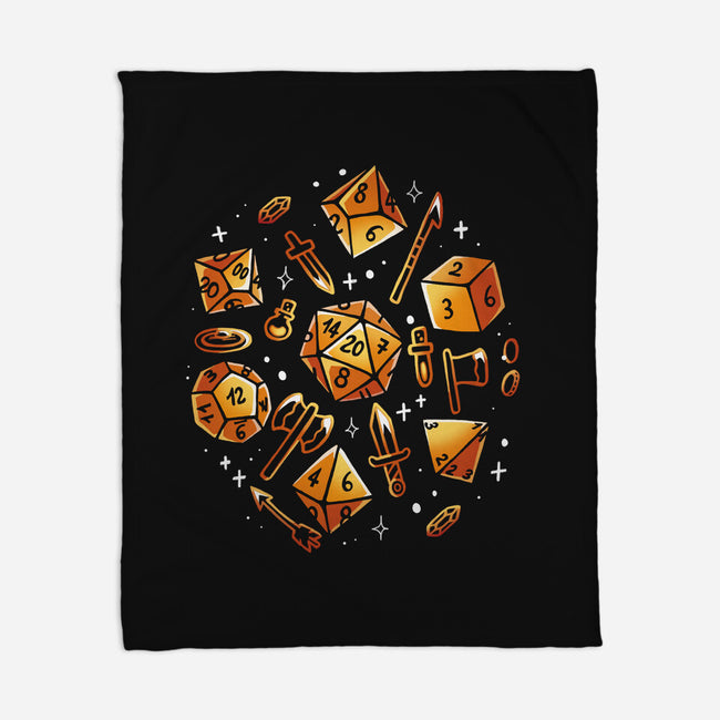 Dice Role Game-None-Fleece-Blanket-Vallina84