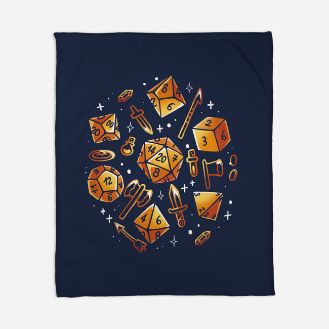 Dice Role Game-None-Fleece-Blanket-Vallina84