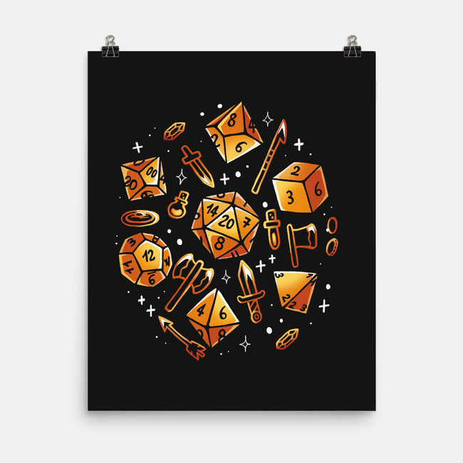 Dice Role Game-None-Matte-Poster-Vallina84