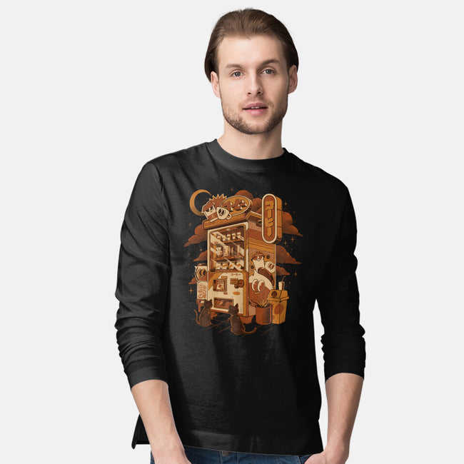 Coffee Vending Machine-Mens-Long Sleeved-Tee-ilustrata