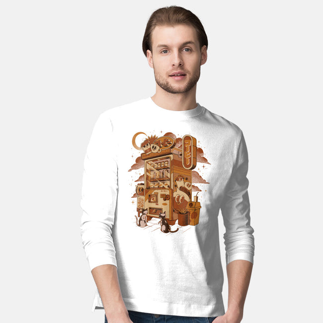 Coffee Vending Machine-Mens-Long Sleeved-Tee-ilustrata