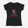 Wait No Horror Movies-Womens-V-Neck-Tee-AndreusD