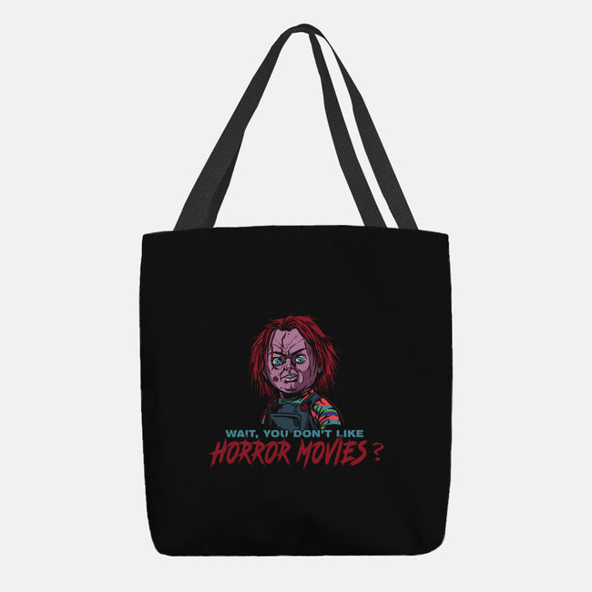 Wait No Horror Movies-None-Basic Tote-Bag-AndreusD