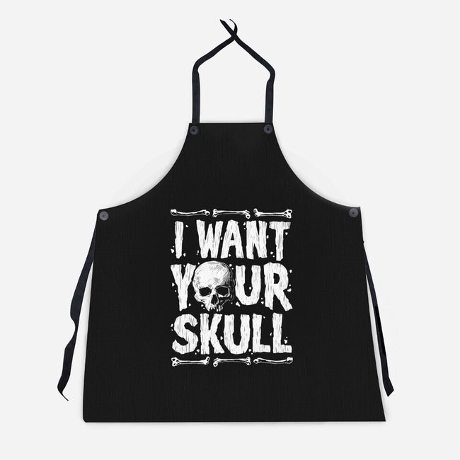 Skull Harvester-Unisex-Kitchen-Apron-Getsousa!