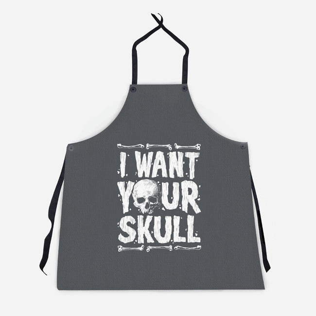 Skull Harvester-Unisex-Kitchen-Apron-Getsousa!