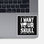 Skull Harvester-None-Glossy-Sticker-Getsousa!