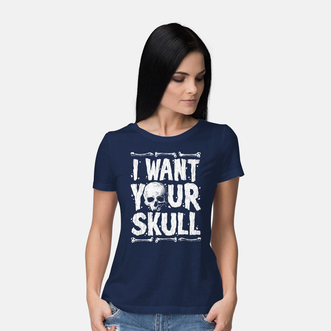 Skull Harvester-Womens-Basic-Tee-Getsousa!