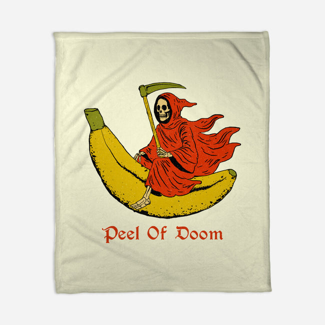 Peel Of Doom-None-Fleece-Blanket-Oiyo