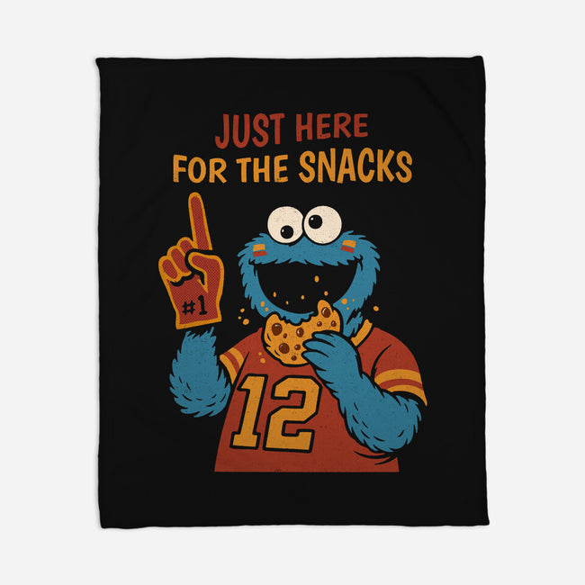 I'm Just Here For The Snacks-None-Fleece-Blanket-Marinho