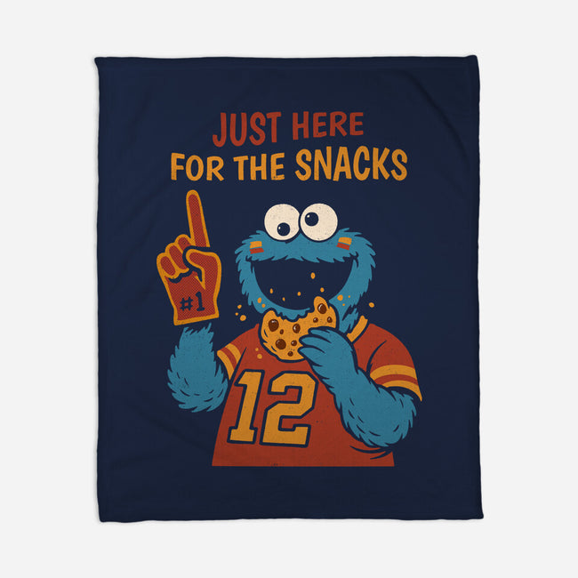 I'm Just Here For The Snacks-None-Fleece-Blanket-Marinho
