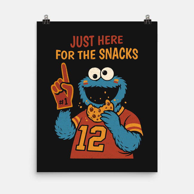 I'm Just Here For The Snacks-None-Matte-Poster-Marinho