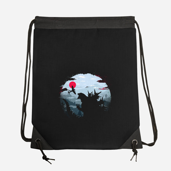 Monster King-None-Drawstring-Bag-rocketman_art