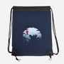Monster King-None-Drawstring-Bag-rocketman_art