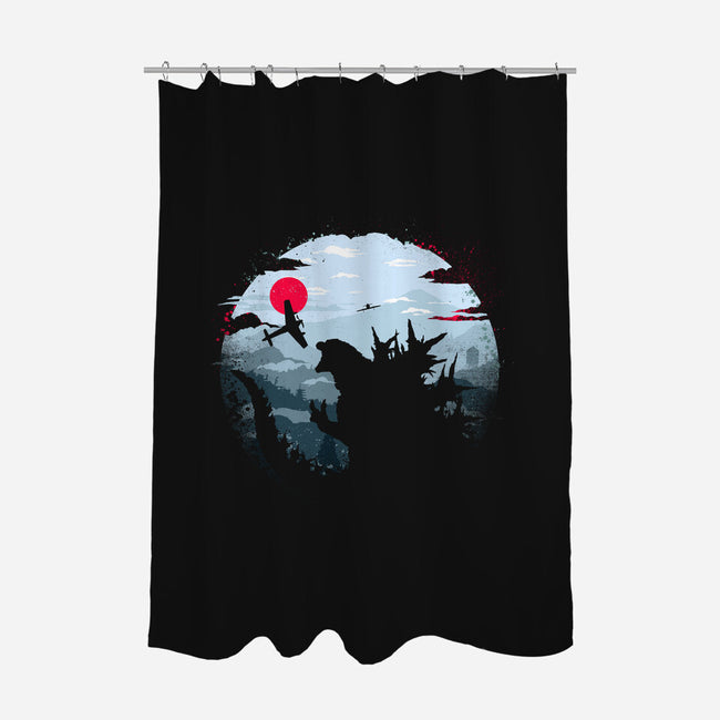 Monster King-None-Polyester-Shower Curtain-rocketman_art
