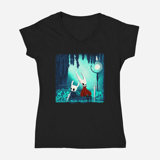 Rest And Replenish-Womens-V-Neck-Tee-rmatix