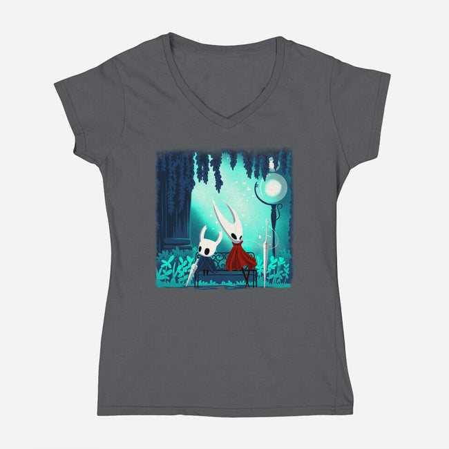 Rest And Replenish-Womens-V-Neck-Tee-rmatix