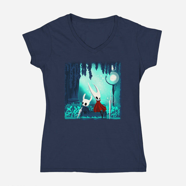 Rest And Replenish-Womens-V-Neck-Tee-rmatix