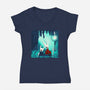 Rest And Replenish-Womens-V-Neck-Tee-rmatix