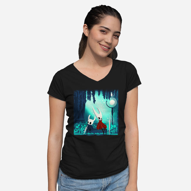Rest And Replenish-Womens-V-Neck-Tee-rmatix