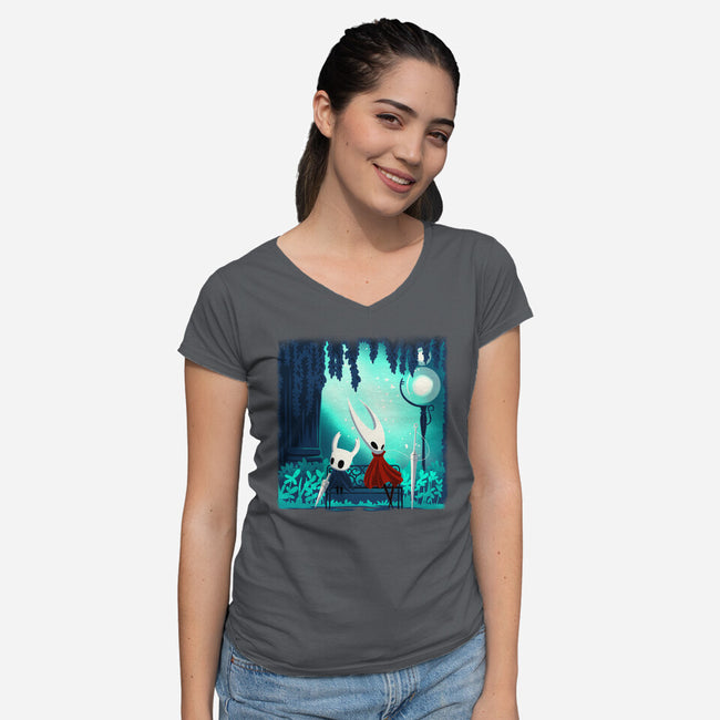 Rest And Replenish-Womens-V-Neck-Tee-rmatix