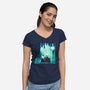 Rest And Replenish-Womens-V-Neck-Tee-rmatix